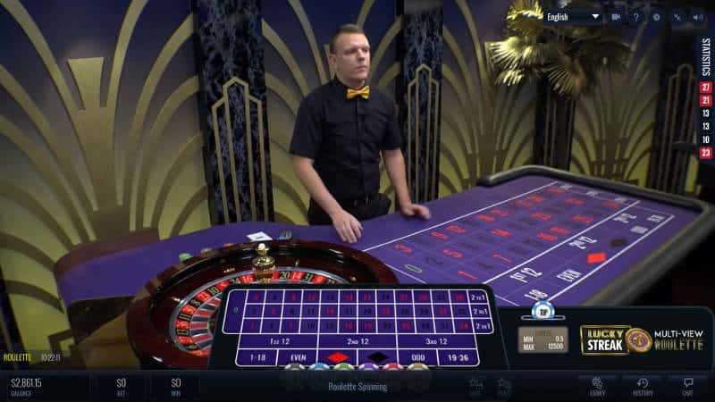 lucky streak live roulette multi camera view