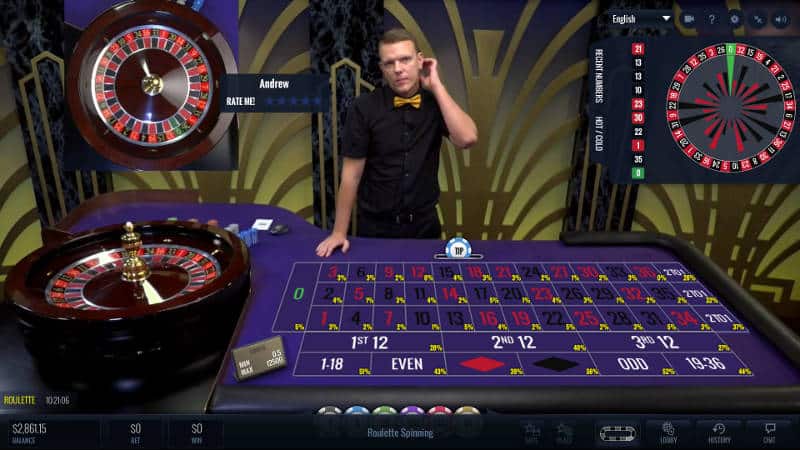 lucky streak live roulette classic view
