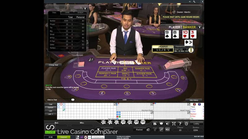 playtech Progressive Baccarat