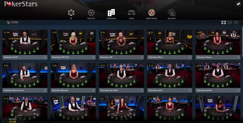 Pokerstars dedicated tables