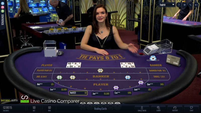 lucky streak live baccarat multi player mode