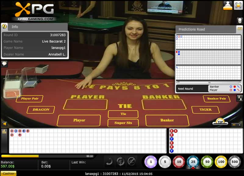 XPG Live Baccarat