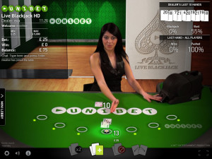 Unibet Live Blackjack - Net Ent