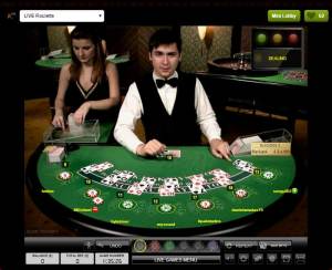 Comeon Live Blackjack - 7 Seat